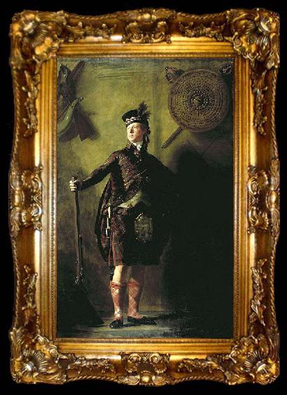 framed  Sir Henry Raeburn Raeburn portrait of Alasdair Ranaldson MacDonell of Glengarry, ta009-2
